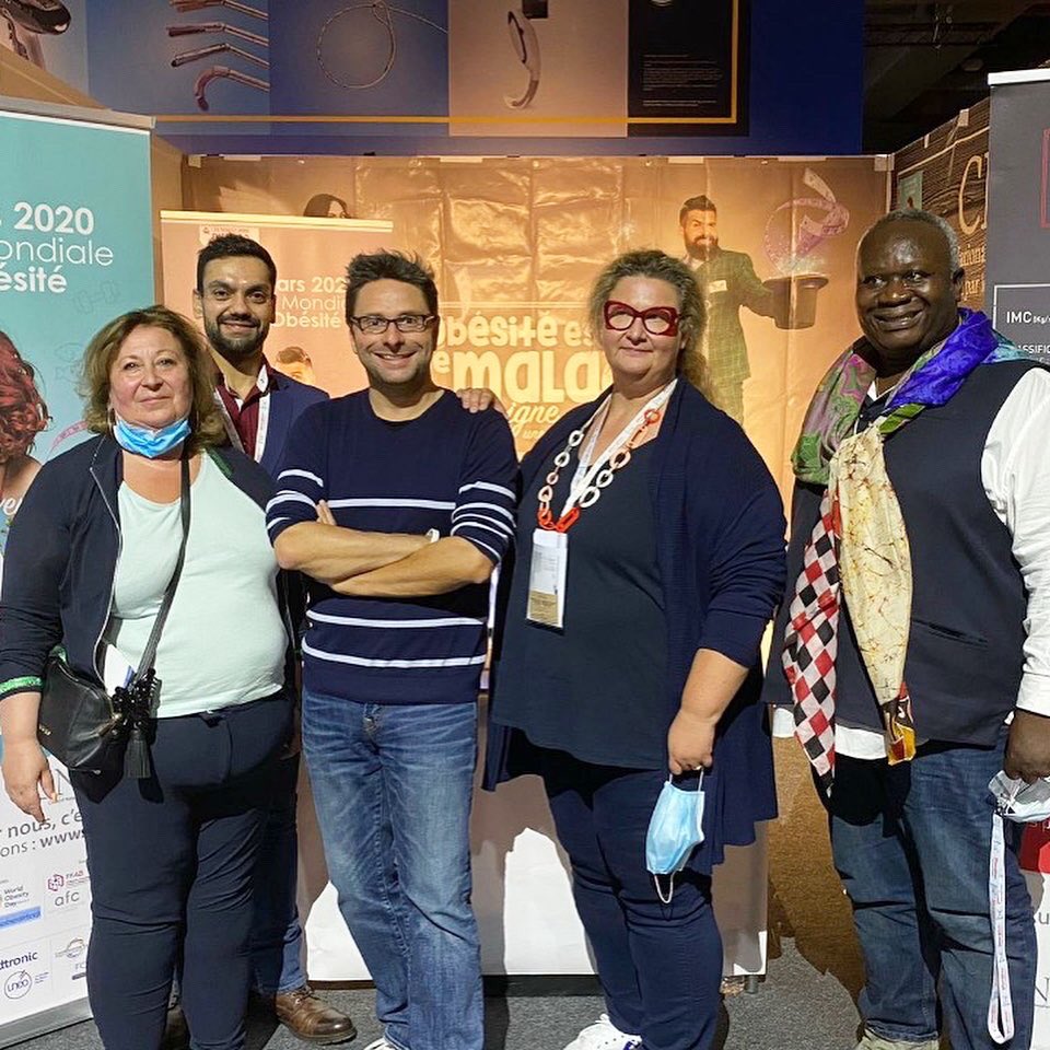 FranckEdard's tweet photo. 💪Le congrès de la #SOFFCO-MM, Société Française et Francophone de chirurgie de l’obésité et des maladies métaboliques, avec Anne-Sophie Joly, présidente du #CNAO, collectif national des associations d’obèses et @Magloireok. https://t.co/LjXbuvj3EL
