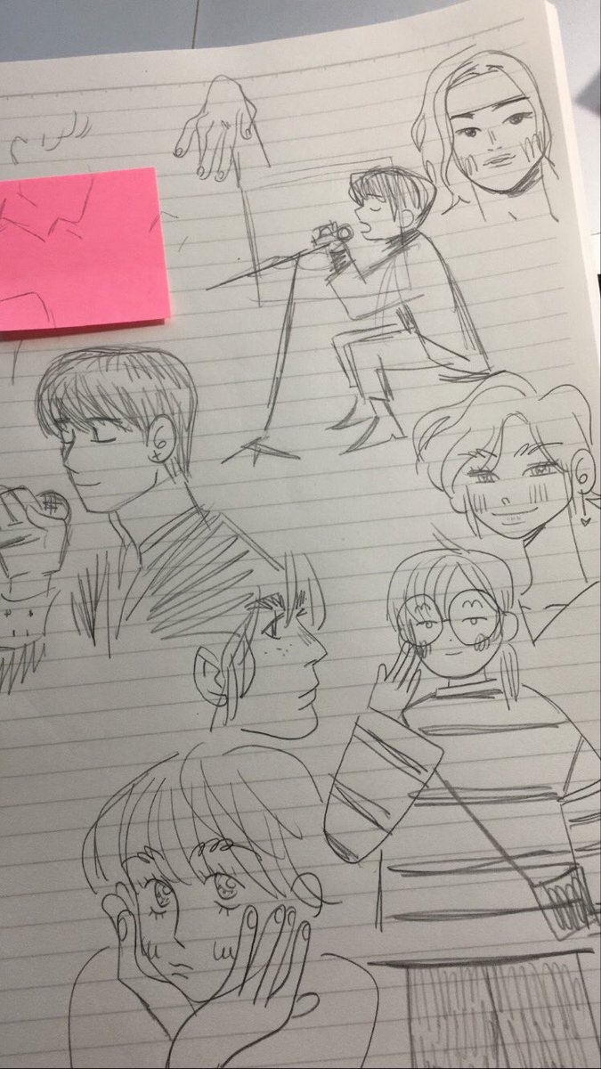 ive missed doing head empty loose warmup sketches :'} 