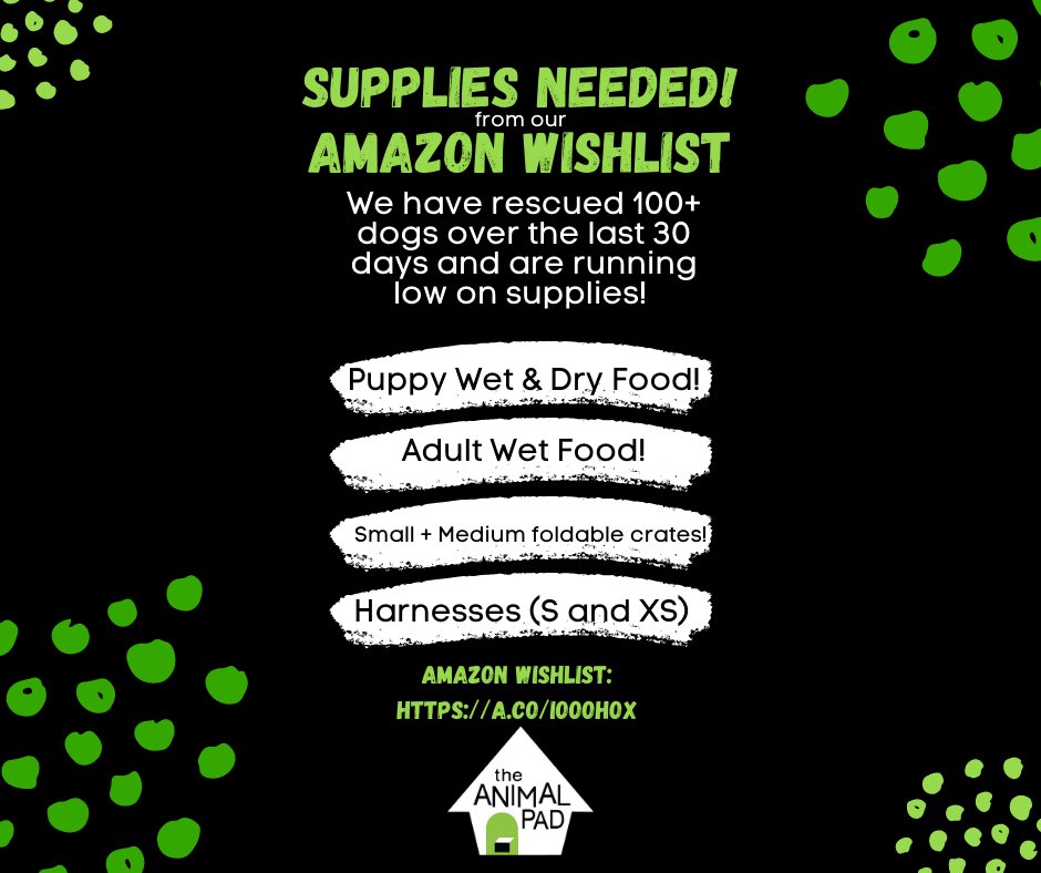 evergreencloth_'s tweet photo. "We've been doing  A LOT of rescuing &amp; our supplies are dwindling FAST. If you are able to help, here's our Amazon Wishlist link. Please share! https://t.co/crmid9bX9R" ~ #Repost @TheAnimalPad.
All your purchases from this link also help this #nonprofit:  https://t.co/ltKuIGXxOj https://t.co/heYdFUhOPe