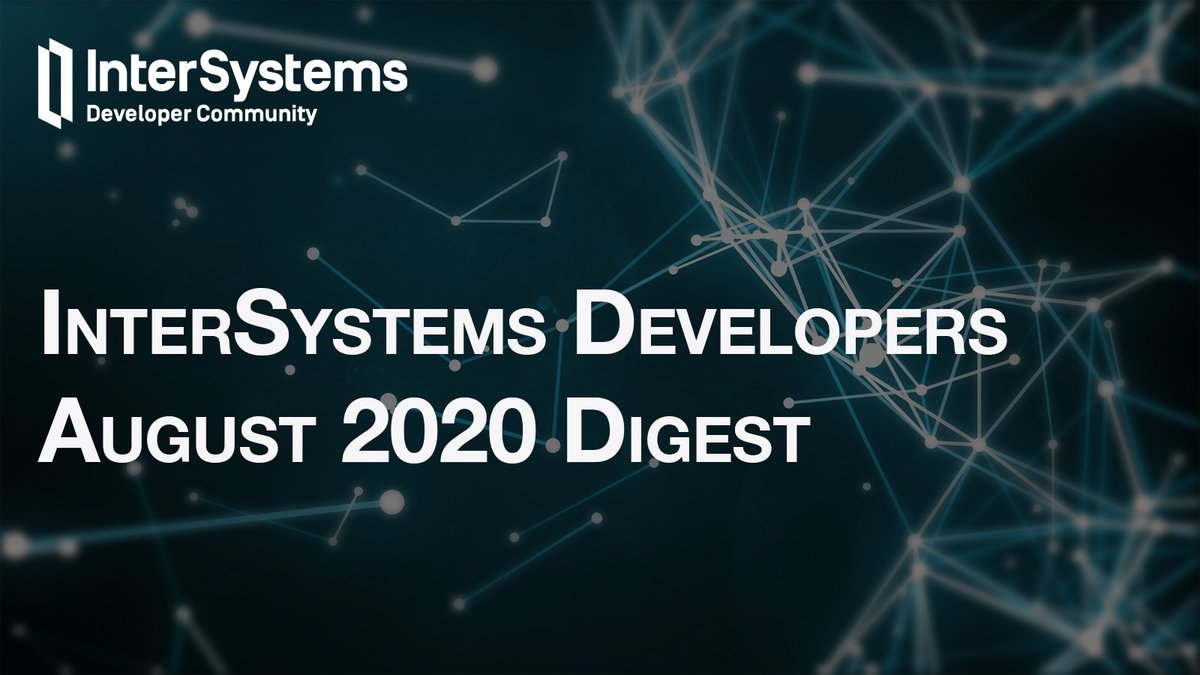 InterSystems Developers tweet media