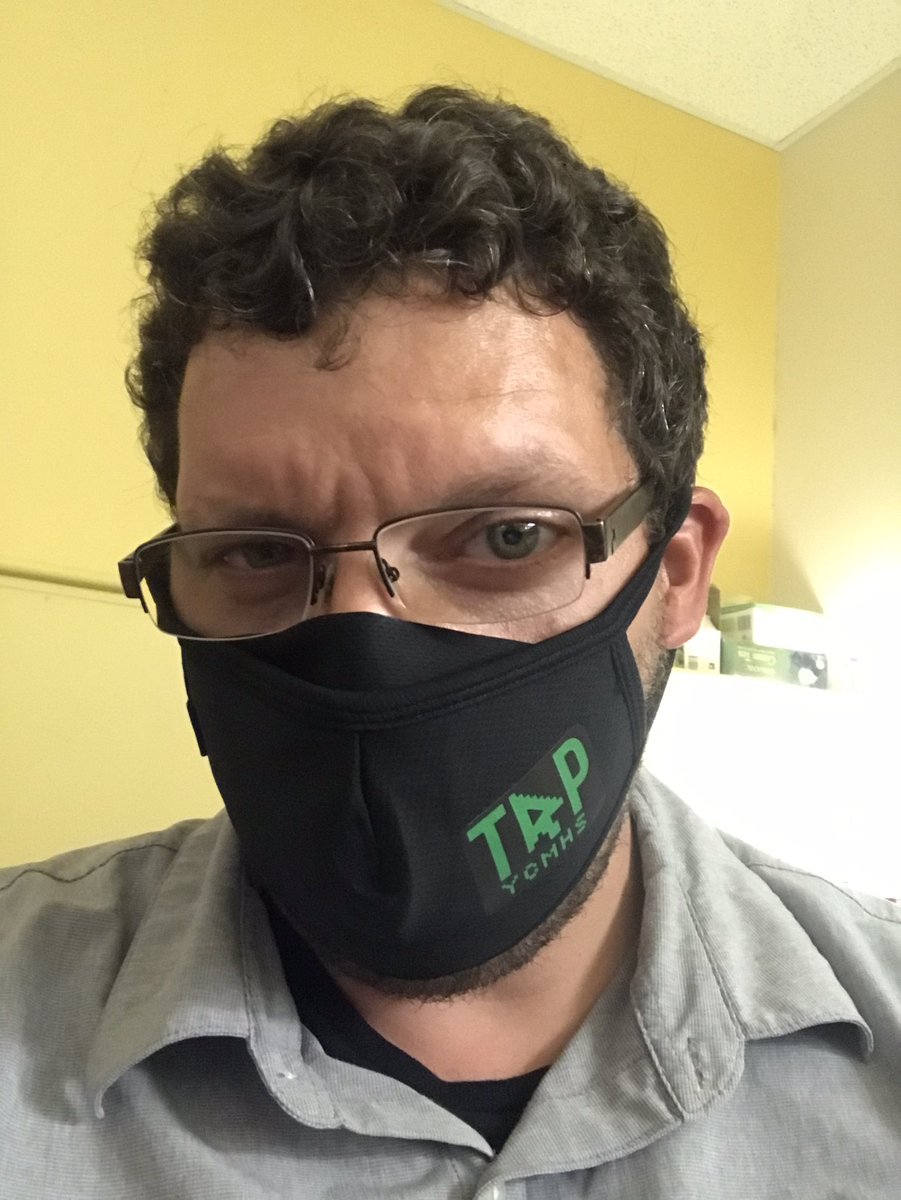 MrTwittaker's tweet photo. #TAP2020 Masks arrived! @ycmhsnews https://t.co/3eRDd6FTDp