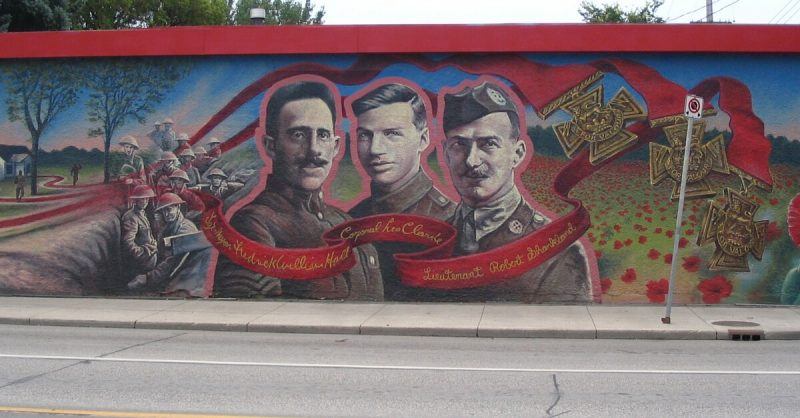 ValourCanada's tweet photo. Pine Street was renamed Valour Road to honour three young men who lived there. All three served in the First World War and received a Victoria Cross for their courage: https://t.co/bAXxSZo72G

#CanadianHistory #CanadianMilitary #WWI #ValourRoad #VictoriaCross #PineStreet https://t.co/crspTDIV51