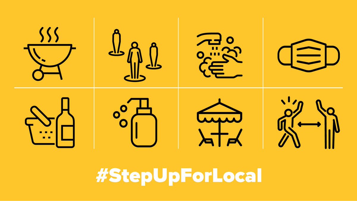 StepUpForLocal's tweet photo. The weather for this upcoming long weekend looks good enough (π€) to have your Labour Day party outside! Just remember to keep it socially distanced from those outside your group so we can all continue to #StepUpForLocal.β https://t.co/QZucbvRsRQ