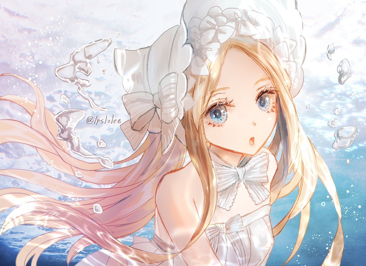 異端なるセイレム|アビゲイル(Fate) ,アビゲイル・ウィリアムズ(水着) ,abigail_williams_(swimsuit_foreigner)_(third_ascension)_(fate) 「水着アビーちゃん
#FGO 」|ルリ(Ruri)👗💎のイラスト
