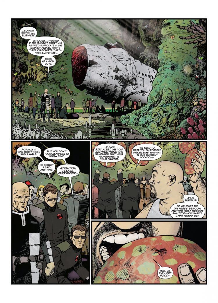 Day 15 and last comic I read were the Zombo trades by Al Ewing and Henry Flint. Completely mental with OTT violence mixed with satire. Fantastic funAvailable with the 2000ad humble bundle (which is great vfm) https://www.humblebundle.com/books/judge-dredd-2000-ad-more-books