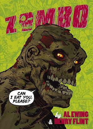 Day 15 and last comic I read were the Zombo trades by Al Ewing and Henry Flint. Completely mental with OTT violence mixed with satire. Fantastic funAvailable with the 2000ad humble bundle (which is great vfm) https://www.humblebundle.com/books/judge-dredd-2000-ad-more-books