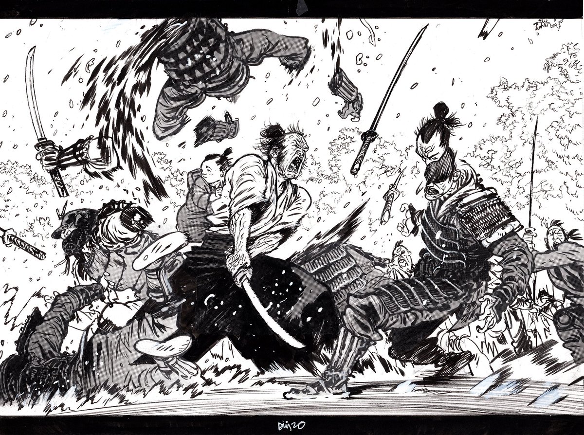 Lone Wolf and Cub commission! 