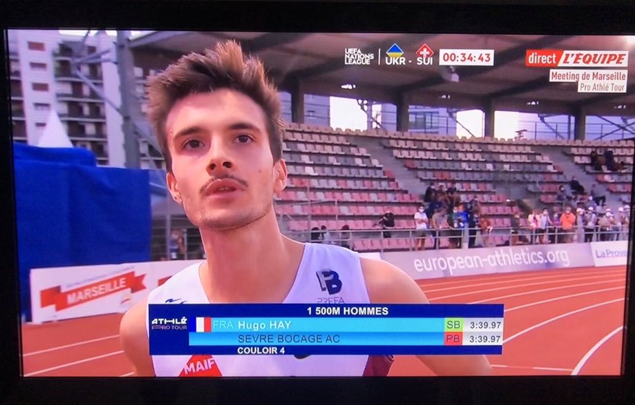 REMS_NADEUGE's tweet image. Allez @Hugo_Hay 🔥 #lequipeATHLE