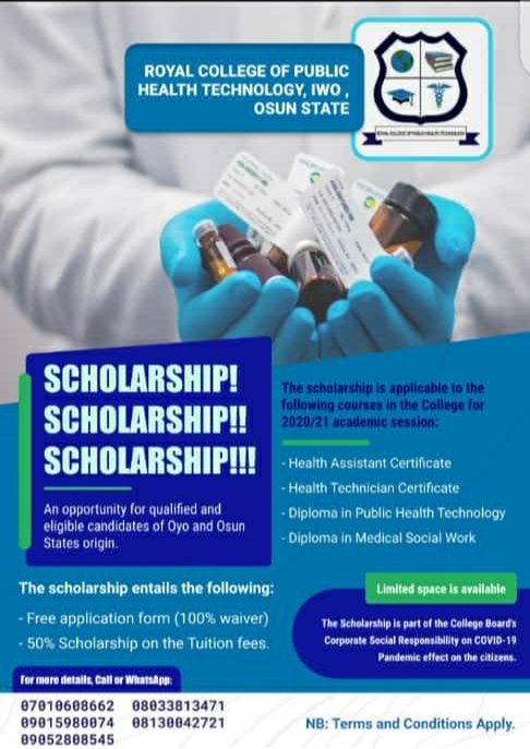 rocopuhtech's tweet photo. Scholarship opportunity for Oyo and Osun States candidates. Limited space available.
@AjaoMotunrayoad @OyediranKayode7 @mamolhak @classicqueenl @Kennygoke01 @noble1071fm https://t.co/JtbZjMrRYZ