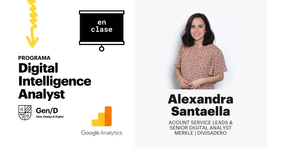 Hoy reanudamos las clases con muchas ganas e ilusión. @alexandrasantaellab nos enseña Google Analytics. Somos la 1ª escuela de talento digital 🇪🇸 100% española que imparte todos sus programas en un modelo 100% flexible: en presencial y streaming (ZOOM). gend.es
