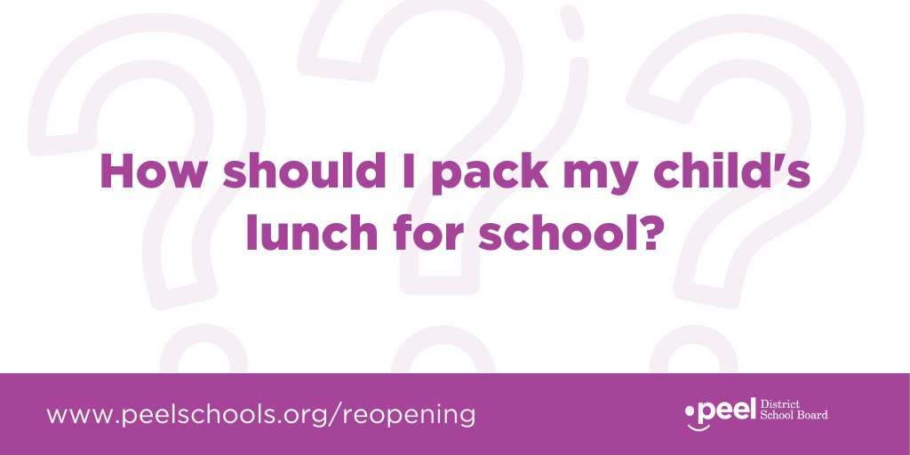 PeelSchools's tweet photo. How should I pack my child's lunch for school? 🍎

For helpful tips on planning for safe lunches and snacks, visit https://t.co/Er73ixm9fA https://t.co/rUIKCCcKzM