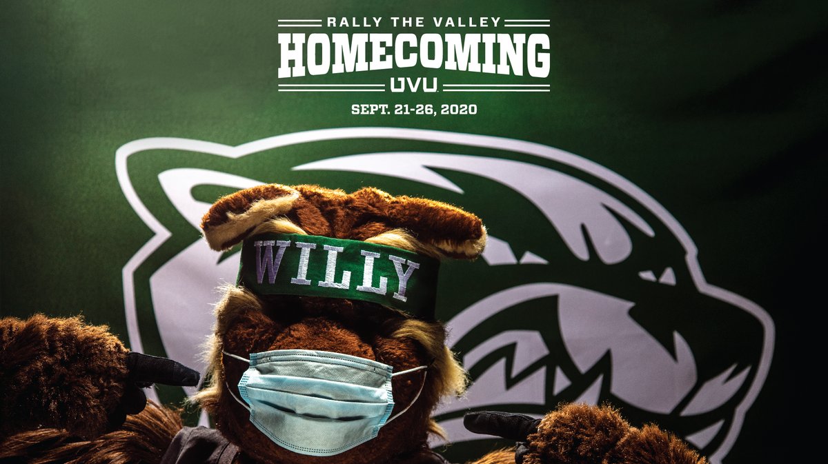 uvualumni's tweet photo. It's almost time to Rally the Valley for UVU's 2020 Homecoming! 

Various events will be held throughout the week, like a virtual 5K race, a social media scavenger hunt, and the traditional burning of the UVU.

Go to https://t.co/AypZ1Oevq3 to learn how to participate

#uvualumni https://t.co/RMGTIVE3lI