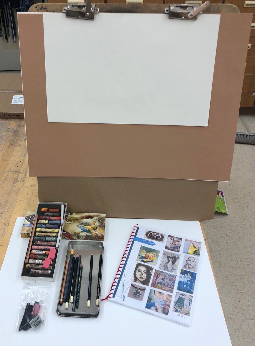 CBcdaly's tweet photo. CB South Art Kits are Ready for pick up! @CBSouthHS @CBSDart @CBSDSchools https://t.co/4wJbBi0Gdj
