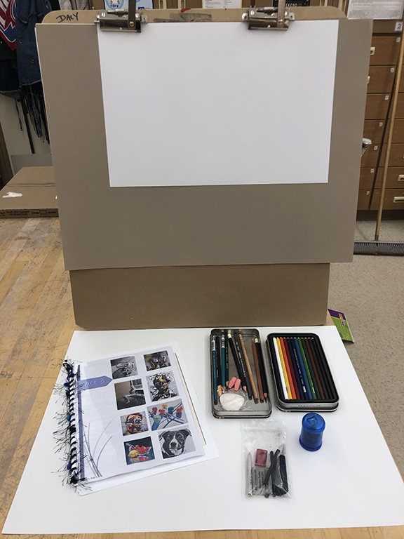 CBcdaly's tweet photo. CB South Art Kits are Ready for pick up! @CBSouthHS @CBSDart @CBSDSchools https://t.co/4wJbBi0Gdj