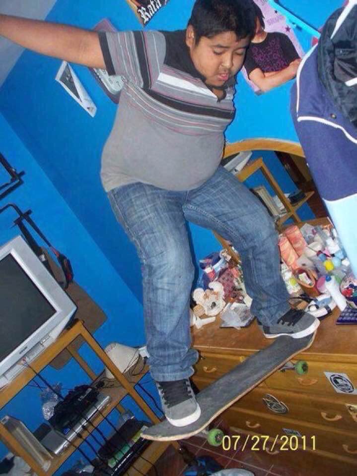 therealFLO's tweet image. Me after playing Tony Hawk Pro Skater tonight.