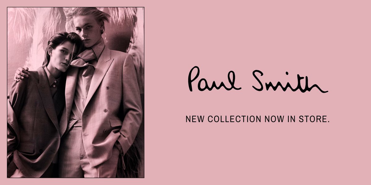 SandtonCity's tweet photo. New season, new wardrobe! Shop @PaulSmithDesign's new collection in store at #IconicSandton.
#CreateTomorrow #CreateTomorrowTogether #PaulSmith #Fashion https://t.co/KFpfOpsFcc