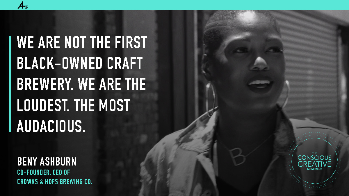 4As's tweet photo. Welcome Beny Ashburn & Teo Hunter, Co-Founders of Crowns & Hops (@crownsandhops), to the #ConsciousCreativeMovement. Watch their story at: https://t.co/GWtKiGjshW https://t.co/Lj1IIoyj6l