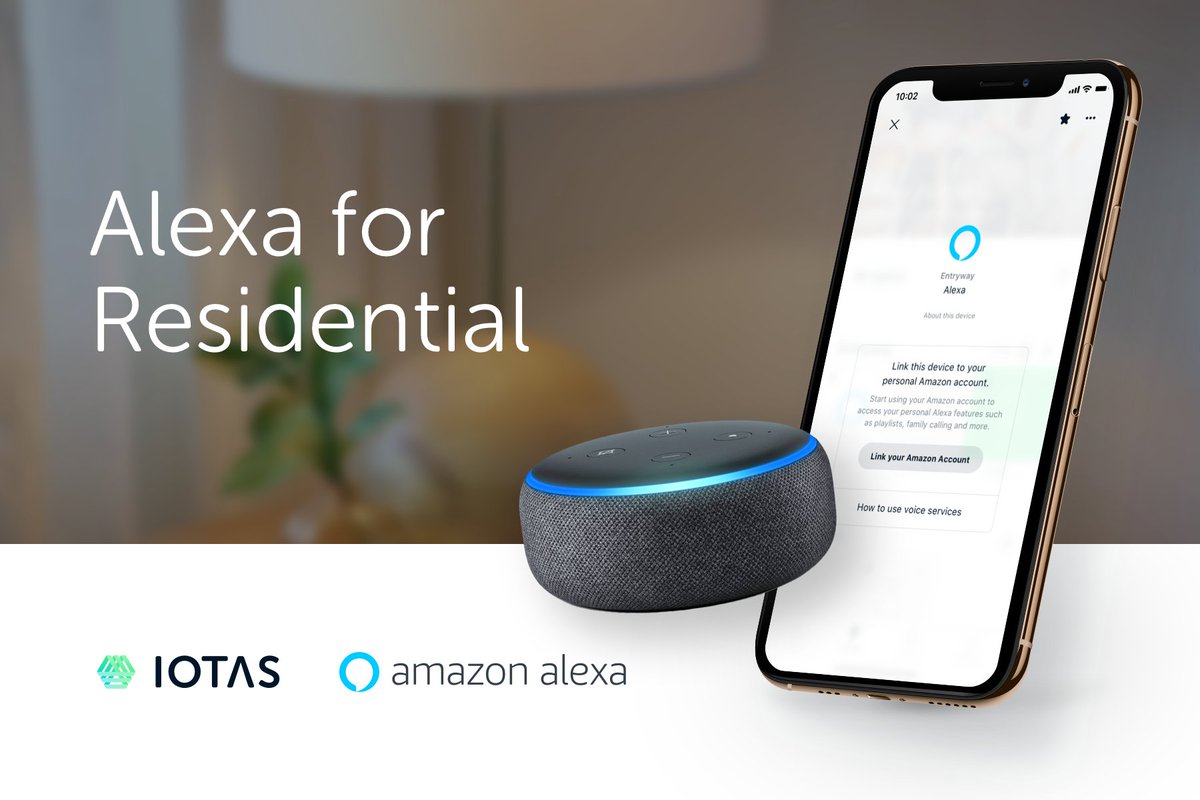 iotashome's tweet image. IOTAS is teaming up with @amazon to bring multifamily residents and even more immersive, voice controlled smart home experience. bit.ly/2QQWgBJ

#iotas #smarthome #amazon
