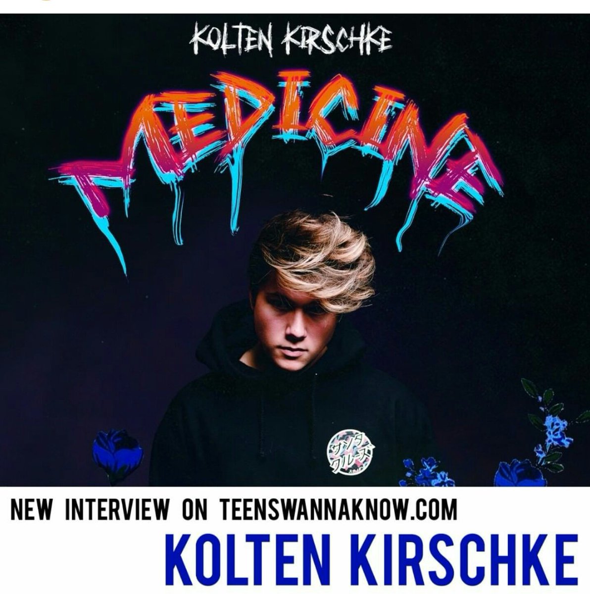 KoltenKirschke's tweet photo. TEENS WANNA KNOW🎶 Thank you for the interview and sharing my new single "MEDICINE"! 
https://t.co/mhwxUyDe68
°
⬇CHECK IT OUT⬇ https://t.co/u8GZDZkg2Z https://t.co/QYOVFLVXbF