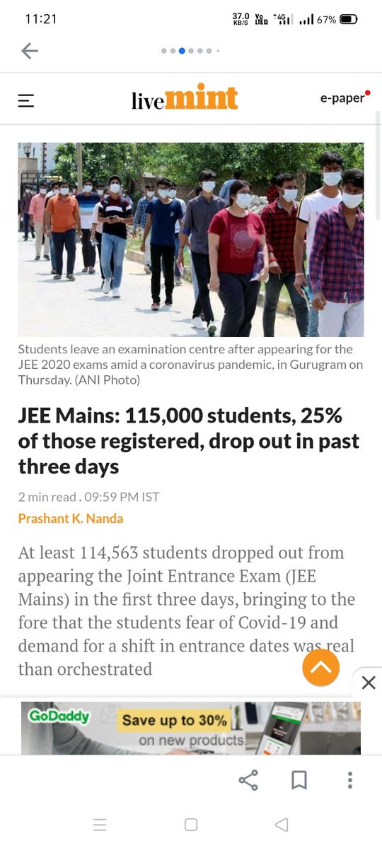 SuryaSK55691265's tweet photo. @LicypriyaK @DG_NTA More than 1.15  lakh students were not attend their JEE  exams.
#JEEFailedPostponeNEET https://t.co/QMuBl3Gf7I