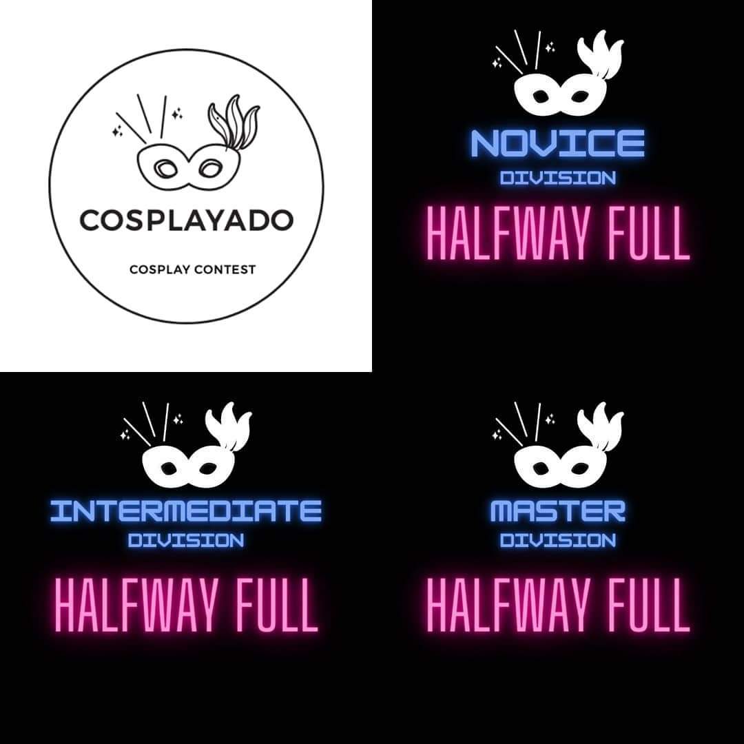 cosplayado's tweet photo. All of our divisions are now at half capacity for entries! Be sure to get your entries in now before it's too late!
#cosplay #cosplays #cosplayer #cosplayers #virtualcosplaycontest #cosplaycontest #cosplayado #cosplayado2020 #SPONSOR #sponsorme #sponsorneeded #cosplaysponsor https://t.co/YOh8aboyLG