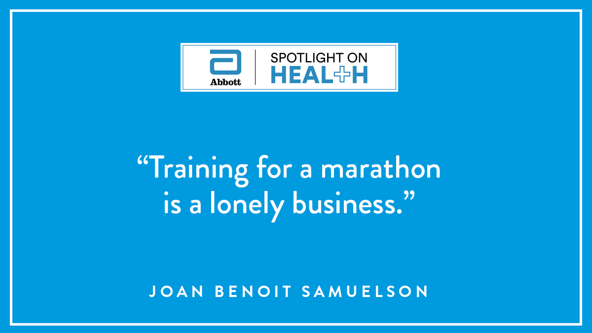 #AbbottSOH: For many of us, social isolation has been the hardest part of the pandemic. But Joan Benoit Samuelson says there are lessons to learn in loneliness. @AbbottGlobal 👉 abbo.tt/31ZFpBX