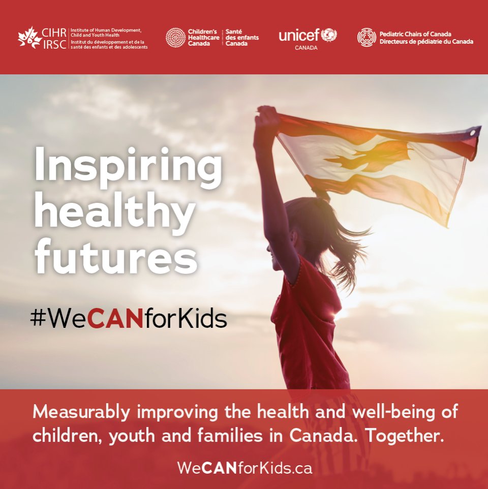 Today @UNICEFCanada's #ReportCard16 showed that 🇨🇦  currently ranks 30th on measures of child health and well-being. We must do better. Join @OneYouthCanada @ChildHealthCan @CIHR_IHDCYH @PedChairsCan to co-create a framework to improve health outcomes for kids. #WeCANforKids