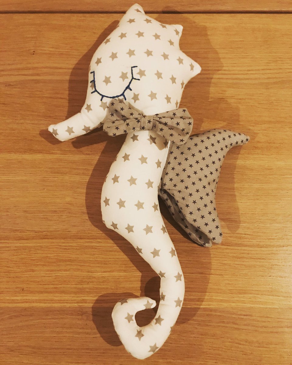 quartiflett's tweet photo. Parish the horse fish adopté aussi #TeamDIY #jpeuxpasjaicouture #babyboom https://t.co/q0RDJsAkjm