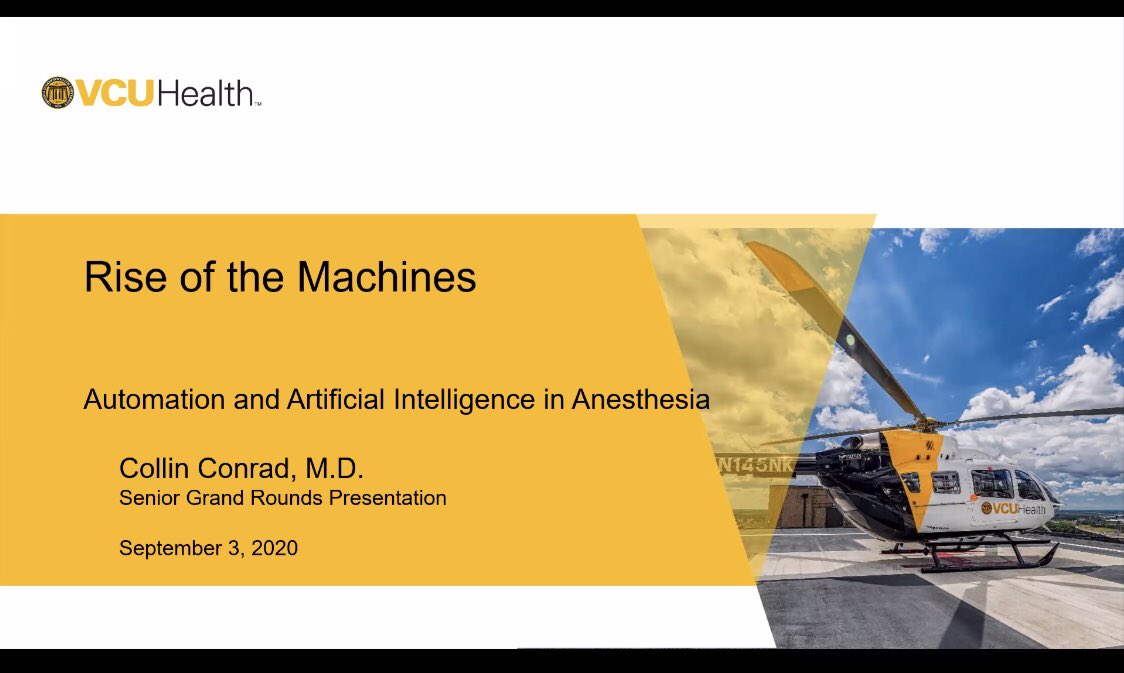 VCU Anesthesiology tweet media