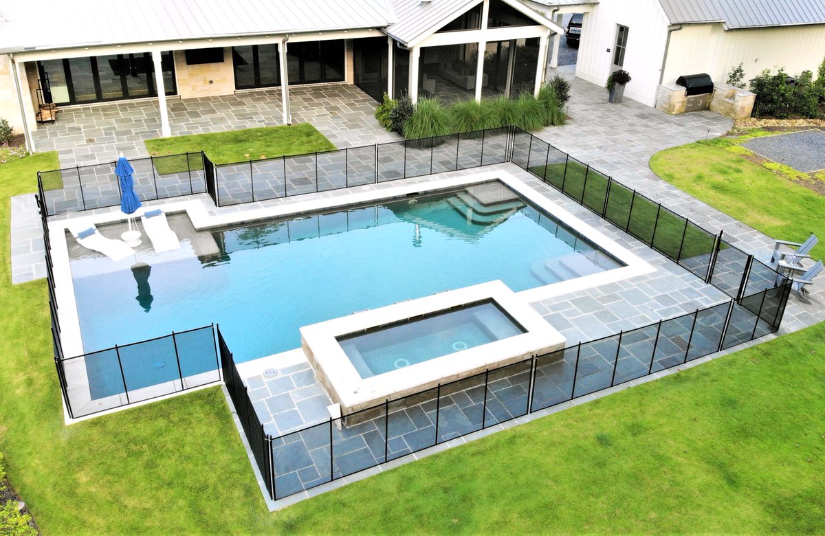 This home is cutting-edge to say the least! ⭐️ We love hoe the pool fence compliments the sleek, modern lines of the pool!

Awesome job Bo and Kathy Dunn!
protectachild.com/dealer/georgia…

#pool #fence #protectachild #poolfence #atlanta #beautifulpool #protectachildpoolfence