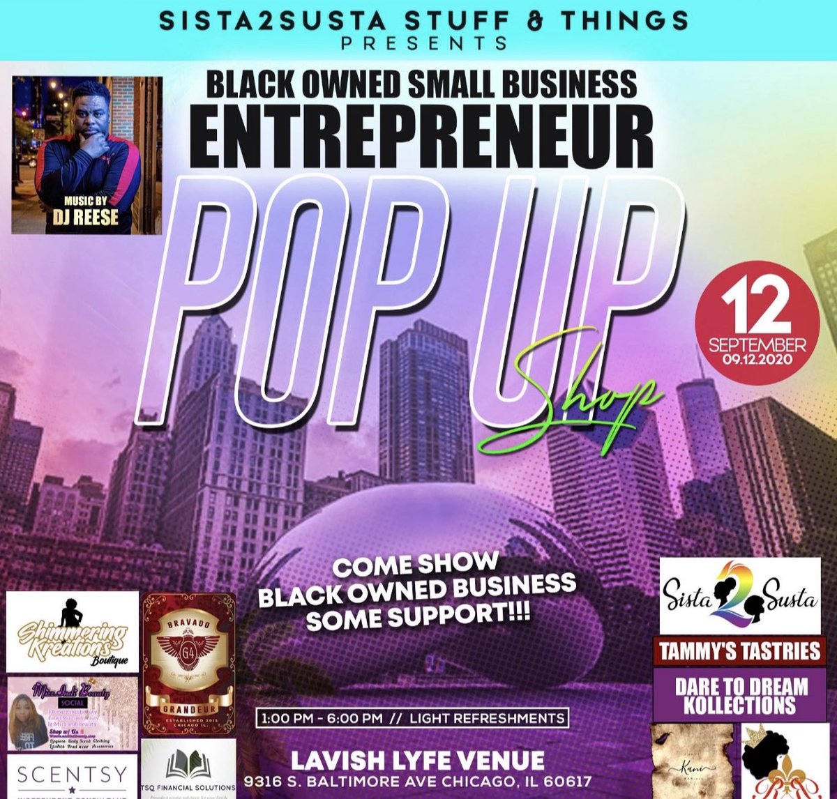 #Chicago I can’t wait to see you! #BreakingNews #popupshop #vendor #ryryproducts #NaturalHairTwitter #makeupaddict #buyingcontent #BusinessTravel #businessgrowth #BusinessNews #BusinessWoman #businessmom #soap #skin #cleaner #PostiveVibes #postiveenergy #golden