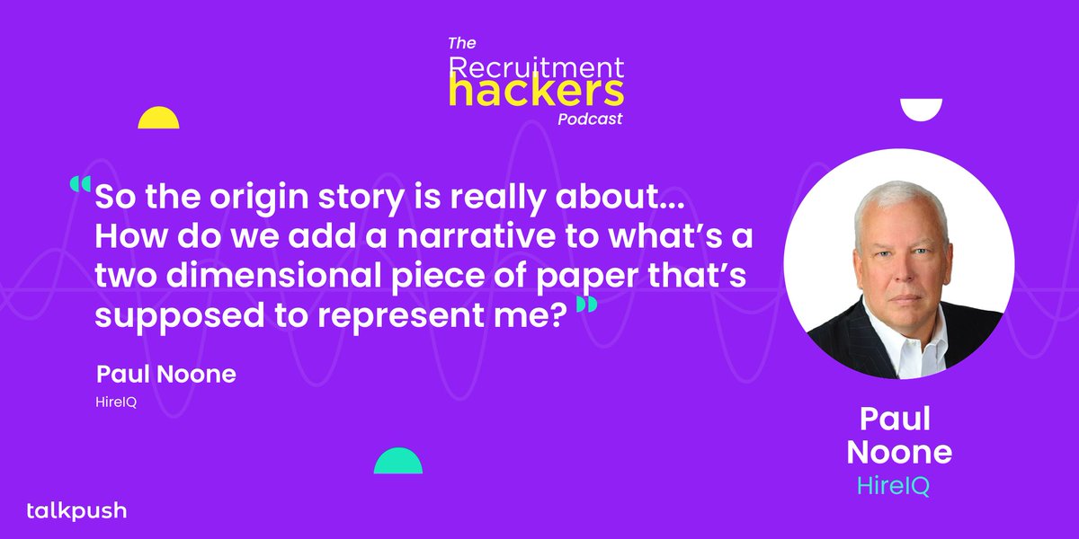 talkpush's tweet photo. Maybe it's time to burn resumes for good.

Listen to Paul Noone CEO at @HireIQinc discuss the impressive tech that analyzes candidates' voices to spot trends in emotions like sadness or boredom, helping recruiters make the right decision.

Full episode: https://t.co/AqnMRoDF4E https://t.co/a44ytVLkPO