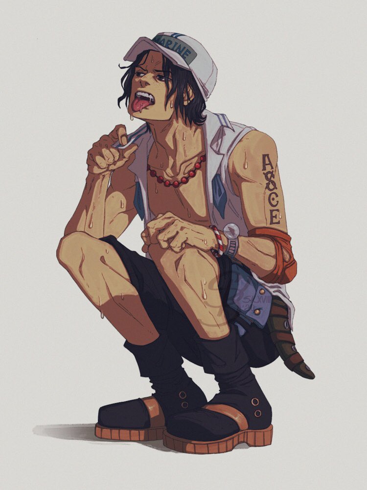 portgas d. ace (one piece) drawn by sid_(skxviii)