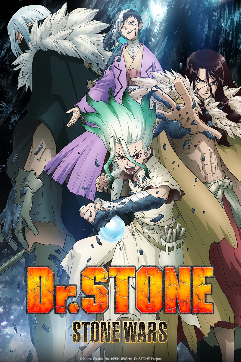 Dr Stone Just Announced At Vcrx New Art Celebrating Dr Stone Season 2 Coming To Crunchyroll January 21