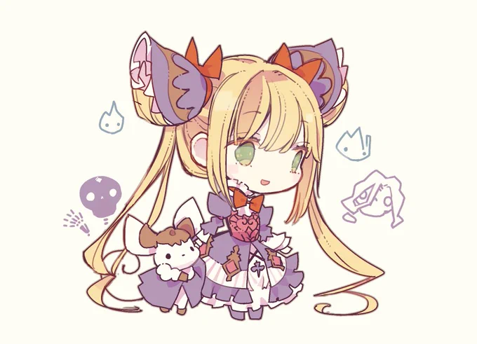 今月はときどきデフォルメも描こうかな 