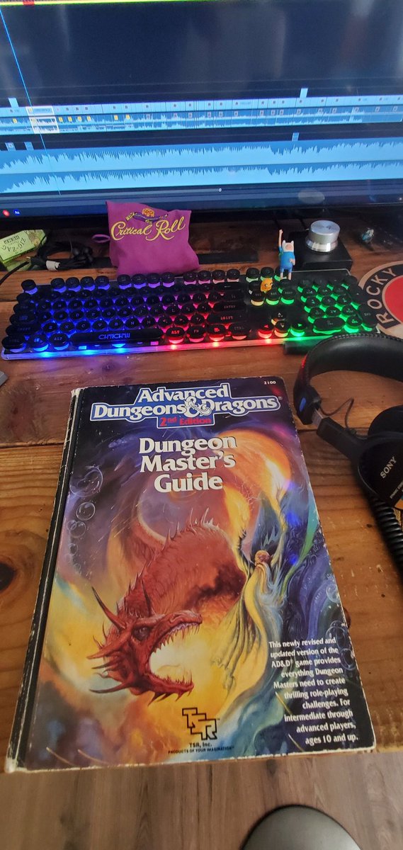 dustindaltondnd's tweet photo. Mail day!! Big thank you to my friend David for insisting on sending me this old 2e manual. These old books are going to come handy for B roll.
#dnddocumentary #dungeonsanddragons #dnd #dnd2e https://t.co/AoBDqDHyuM
