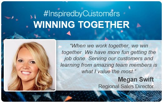 Medium Business ⁦<a href="/DellTech/">Dell Technologies</a>⁩ is profiling our outstanding employees over the next few months. Megan is a mom balancing life and work exceptionally while DELL maintains our commitment to work flexibility. Cheers 🍻 to you Megan 👍 ⁦<a href="/MichaelDell/">Michael Dell 🇺🇸</a>⁩ ⁦<a href="/JohnByrneCSO/">John Byrne</a>⁩