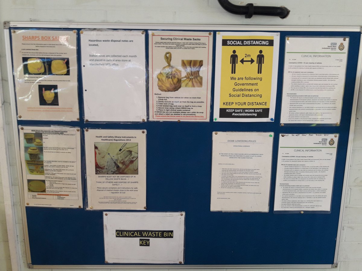 AdeleMarkland's tweet photo. Another example of #visualmanagenent #sharps #sharinginfo @NWAmb_QI https://t.co/1AFJbMNgR7