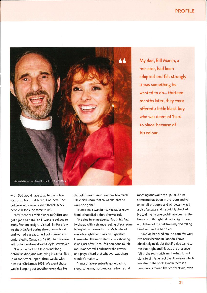TheStoryPlant's tweet photo. Check out this terrific article about Michaela Foster Marsh, author of "Starchild," and her brother Frankie as found in the September 2020 issue of Life and Work @cofslifeandwork @foster_marsh

#MichaelaFosterMarsh #StarchildCharity #StarchildBook https://t.co/ihR7kt28IS