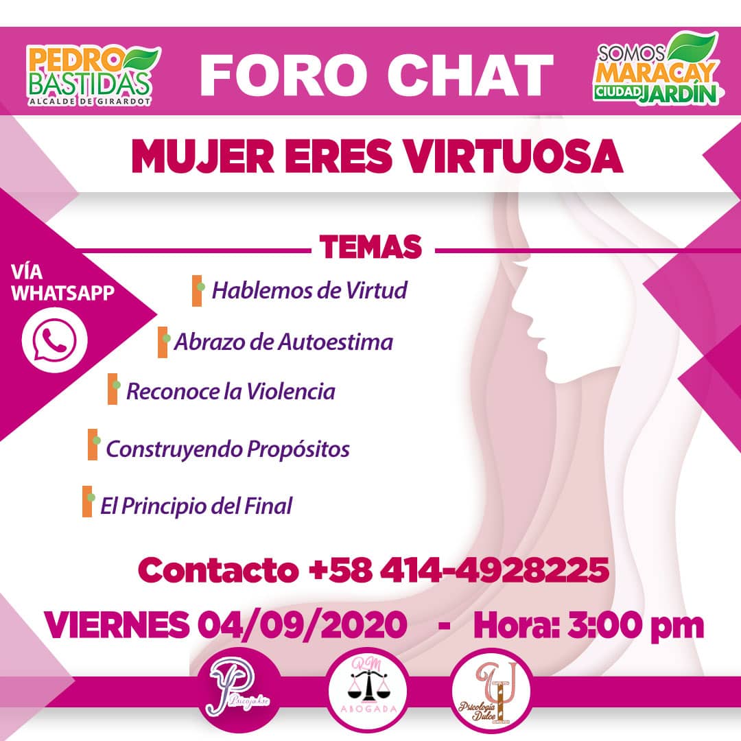#GirardotEsNoticia Con la finalidad de otorgar herramientas a los usuarios para el crecimiento personal en tiempos de transformación, el @iagsgirardot de Alcaldía de Girardot realizará este viernes 4 de septiembre el tercer foro chat vía WhatsApp.

Amplia
bit.ly/3h17WMN
