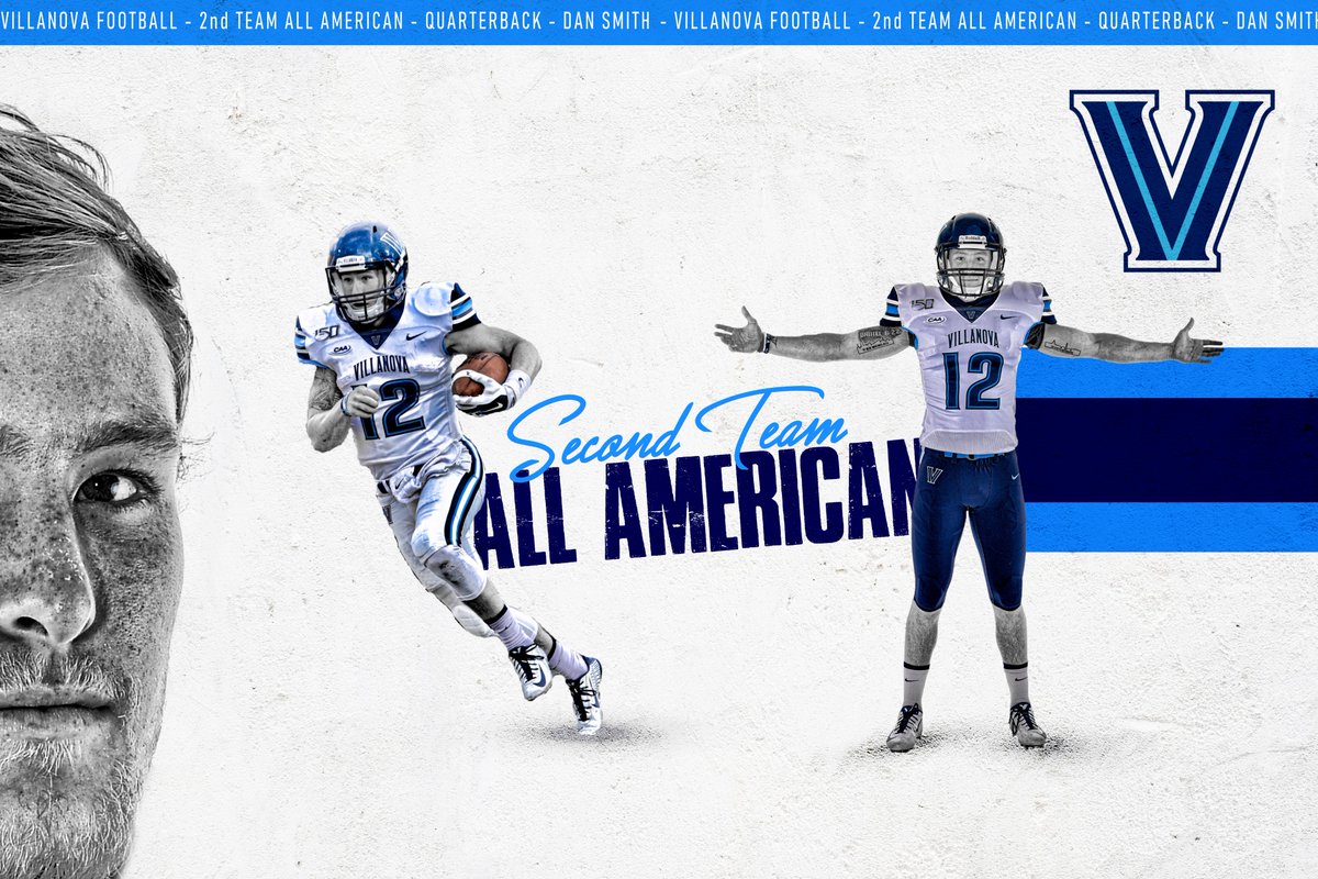 NovaFbRecruit's tweet photo. Shout out to Forrest Rhyne &amp; @dballin4 on being selected to the Preseason @FCS_STATS All-America Team! #TapTheRock #WHYNOTNOVA https://t.co/fiRjNni9IE