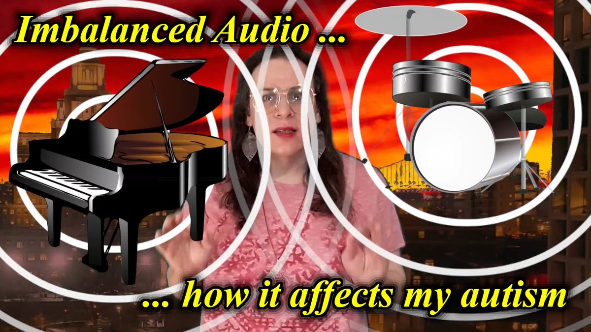 RedAngelSophia's tweet image. Watch on @YouTube youtu.be/Jnc57t5YT7c as I explain how #AuditoryOverload can affect some people (such as myself) on the #autism spectrum -- and how it limits my options as far as what music I can listen to while doing my chores.