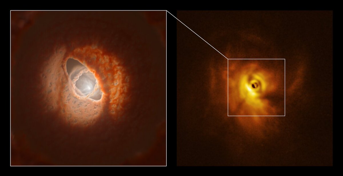 Planeet-vormende schijf door zijn drie centrale sterren uit elkaar getrokken 

eso.org/public/netherl…