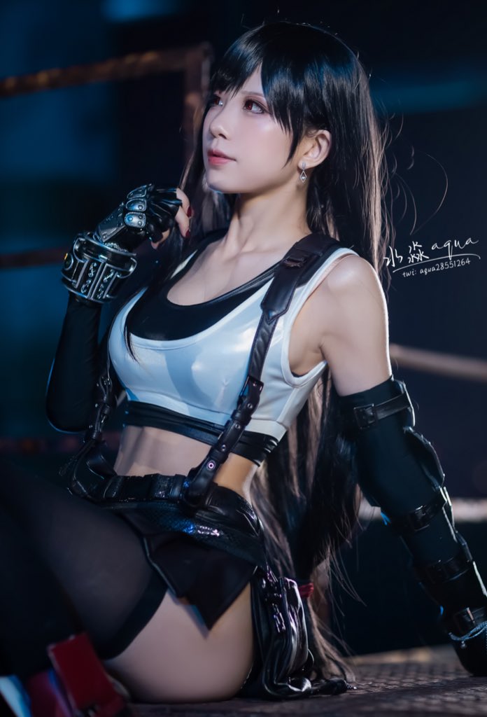 画像,#FF7Remake #FF7R #ティファ と夜にデートしたい?•Wanna have a date with #Tifa tonight?••  ゲーム原画…