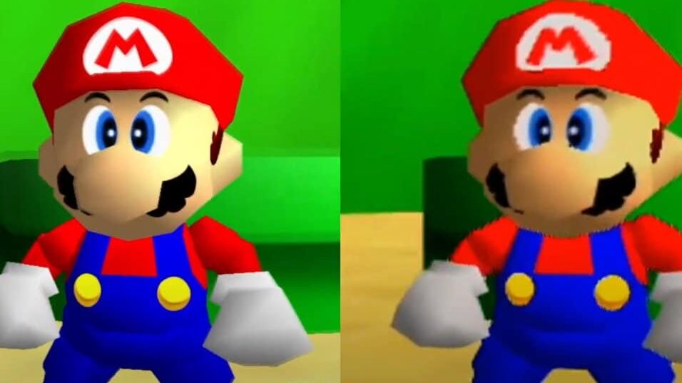 Nintenderos's tweet photo. Nintendo parece haber reelaborado algunas texturas de Super Mario 64 en Super Mario 3D All-Stars - https://t.co/OVDbzkq08n https://t.co/XT26wJKpXU