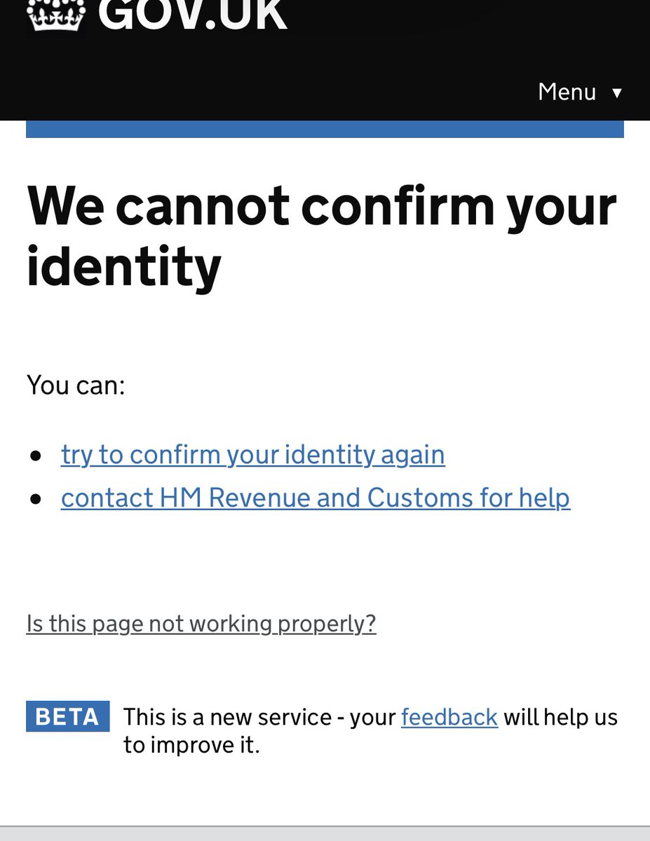 torie_pedersen's tweet photo. @HMRCcustomers All we get is this https://t.co/WXxM44d31T