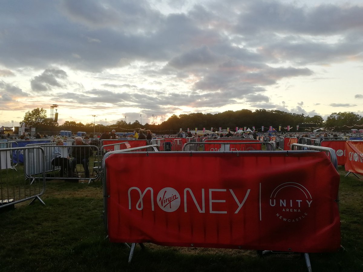 We're at the <a href="/VMUnityArena/">Virgin Money Unity Arena</a> in Newcastle for some of the only (socially distanced) live music we're likely to see in the UK this year. Congrats to @SSDConcerts, <a href="/engineno4/">Engine No.4</a> and everyone who helped make it happen! Excited for <a href="/vanmorrison/">Van The Man</a>...
#music #festival #live