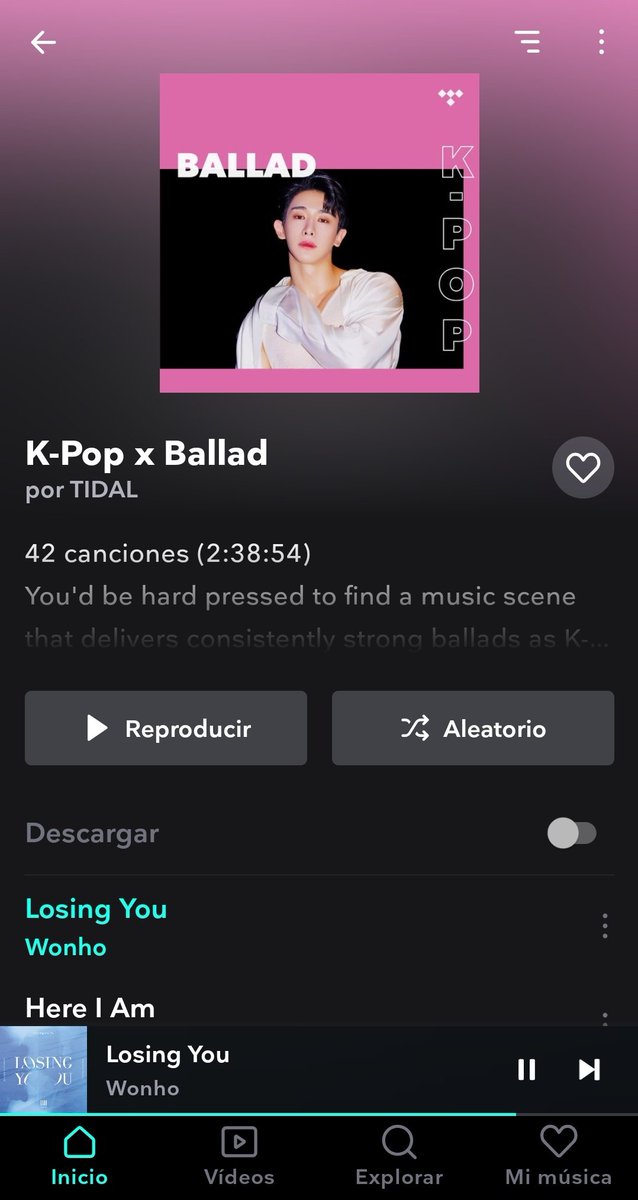 I know  @TIDAL has knowledge about  @official__wonho because you used WONHO's photo for "Kpop × Ballad" playlist and added "Losing You" to the list too so for that reason, I would like to ask you to attend to my request, please  @eshygazitThank you!  https://tidal.com/playlist/6994a39a-dcda-4fdc-a467-8fa0dcb63119