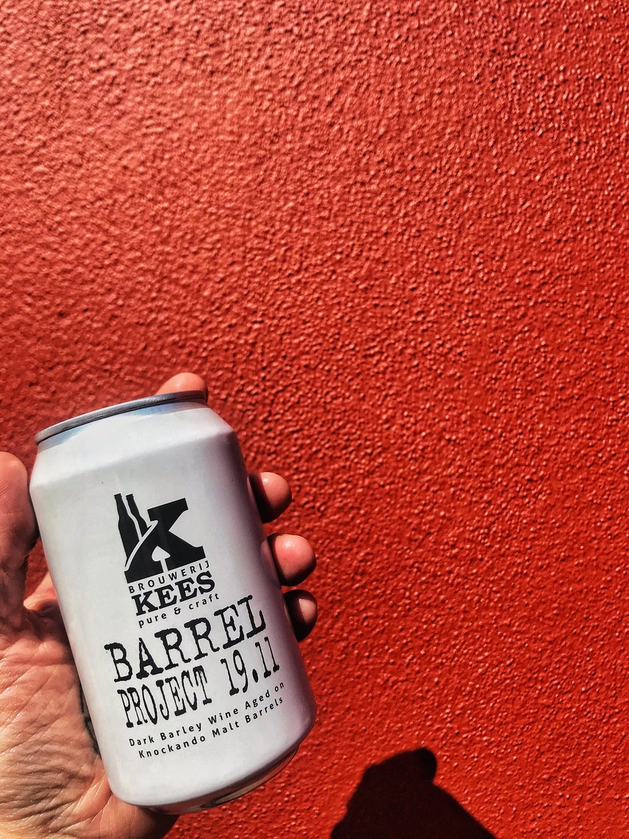 Always fun when project involves beer. Barrel Project 19.11, Dark Barley Wine aged on Knockando Malt Barrels 10% from @KeesBubberman A barley wine with sweet malt aromas and notes of brown sugar, candies fruit and apple. Full bodied with flavours of malt and caramel.