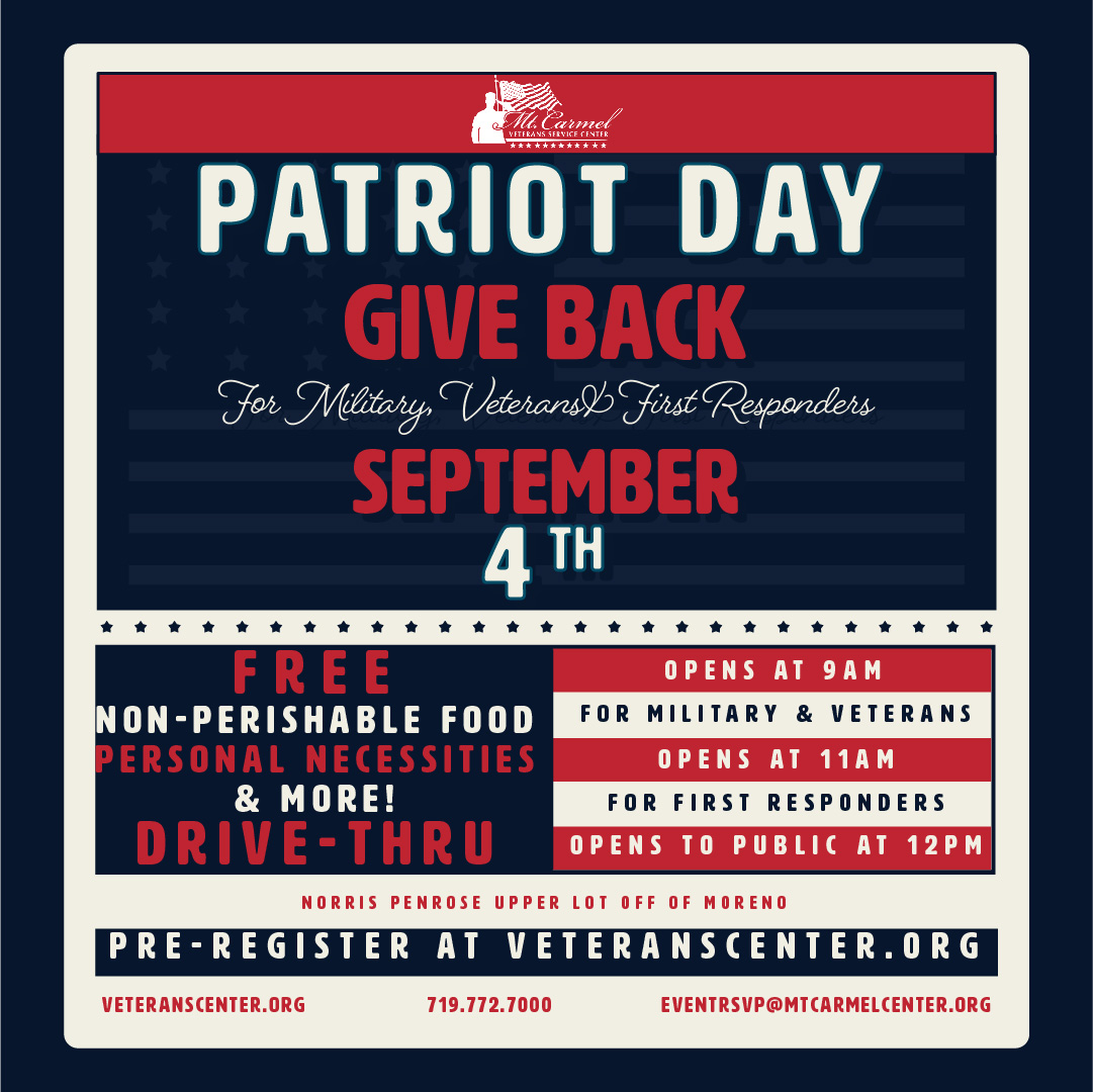mt_carmel_vsc's tweet photo. **TOMORROW**
5th Annual Patriot Day Give Back
FREE FOOD and personal necessities to families in need. We have DOUBLED the GIVING this year and can help 800 Families!
#HelpUsHelpOurs #FREEFOOD
MUST REGISTER: https://t.co/vXlKGGJCA8 https://t.co/LgUM7i8Pze